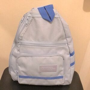 Nordstrom 14 inch long Gray and Blue Backpack